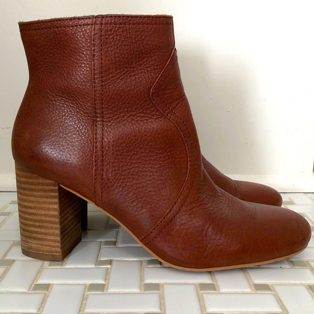 Lucky Brand Sheirin leather ankle boot